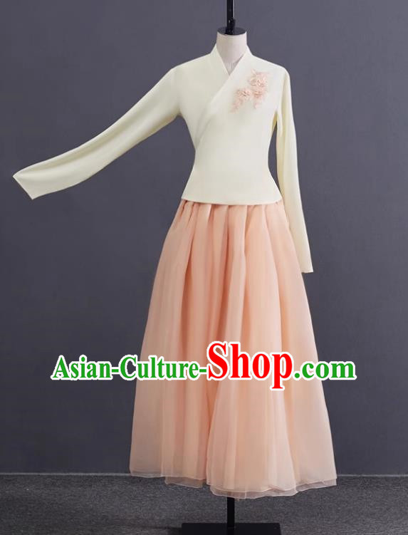 Korean Dance Costume Performance Clothing Hanbok Women Suit Performance Art Test Stage Improvement Practice Clothing