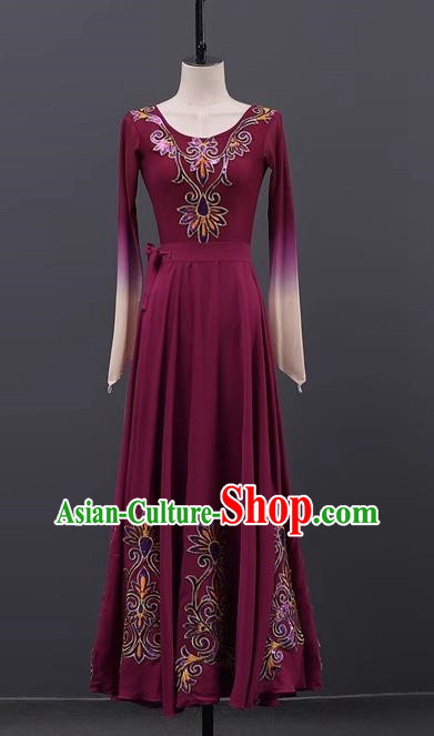 Dance Performance Clothing Female Students Art Test Practice Clothing Xinjiang Uyghur Adult Test Grading Chinese Ethnic Minorities
