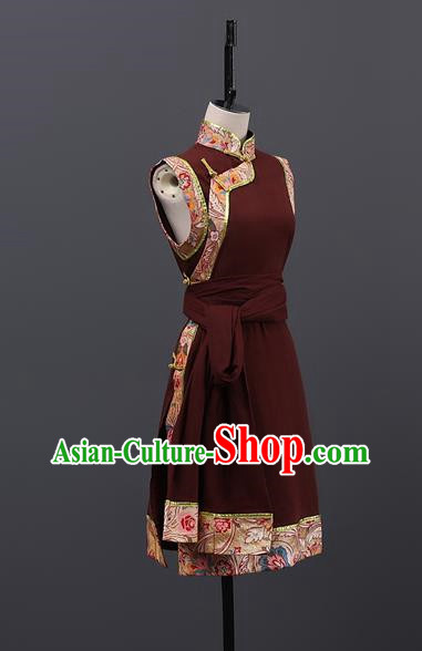 Dance Tibetan Dance Custom Costumes National Costumes Female Art Test Practice Clothes Dance Costumes