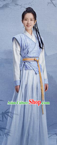 Romantic Drama My Sassy Princess Maidservant Ling Bi Clothing China TV Series Ancient Young Woman Costumes