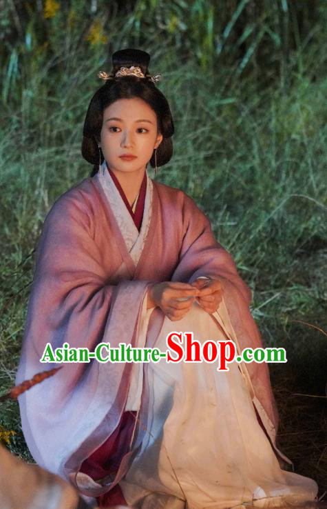 TV Series An Ancient Love Song China Queen Lu Yuan Costumes Qin Dynasty Empress Hanfu Dresses