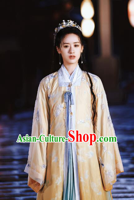Romantic Drama My Sassy Princess Noble Beauty Liu Ling Dresses China Ancient Ming Dynasty Royal Infanta Costumes