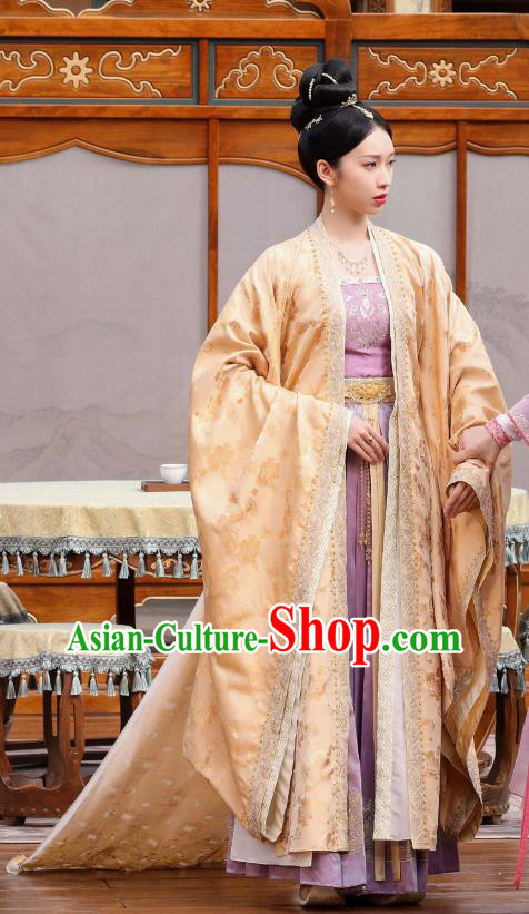 China Ancient Court Empress Clothing Song Dynasty Royal Woman Dress TV Series New Life Begins Yuan Ying Garment Costumes