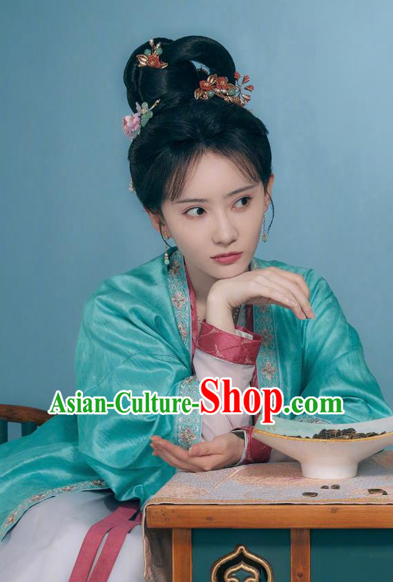 TV Series New Life Begins Dong Haitang Garment Costumes China Ancient Princess Consort Clothing Song Dynasty Royal Rani Dress