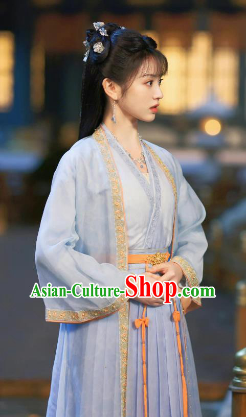 China Ancient Princess Clothing TV Series New Life Begins Li Wei Dress Traditional Female Garment Costumes