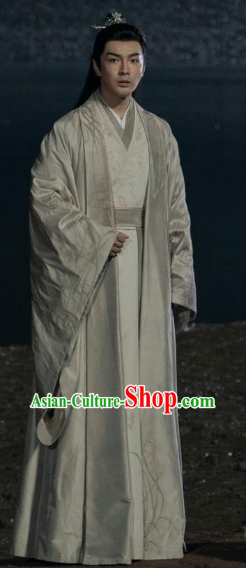TV Series Destined Chang Feng Du Replica Garments Chinese Song Dynasty Young Male Costumes Ancient Scholar Clothing