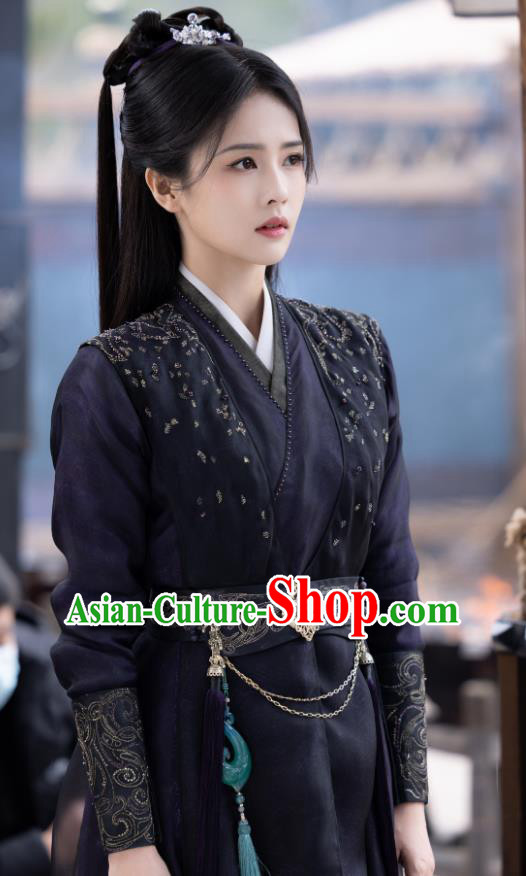 China Xianxia TV Series Ancient Swordswoman Clothing Till The End of The Moon Heroine Sang Jiu Replica Costumes