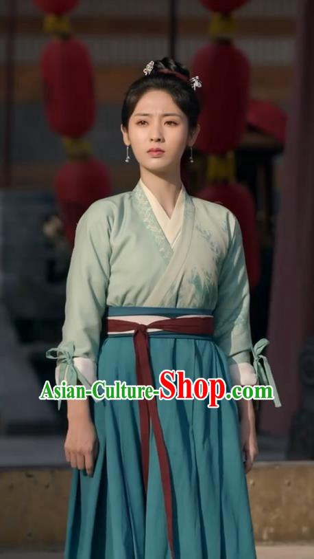 China Traditional Woman Hanfu Drama Lost Track of Time Lu An Ran Clothing Ancient Village Lady Historical Costumes