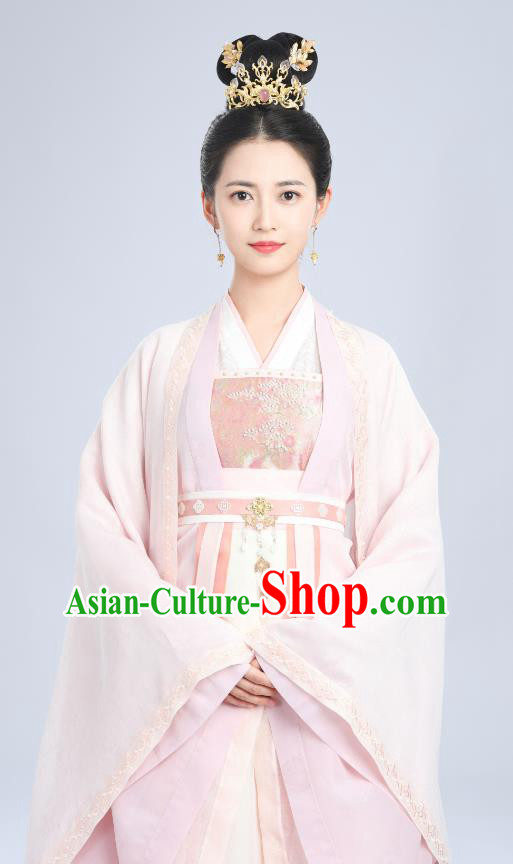 Chinese Ancient Court Concubine Clothing TV Drama Unchained Love Bu Yin Lou Costumes Traditional Hanfu