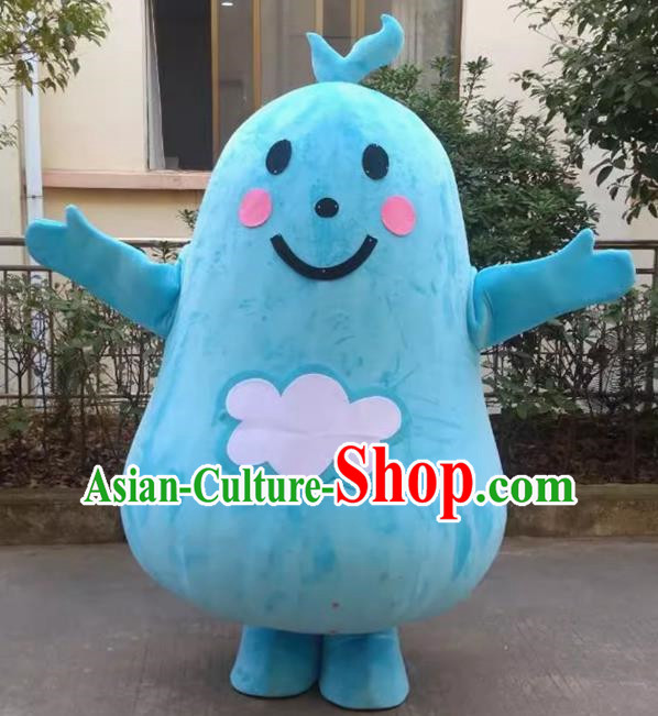 Blue Sea Lion Underwater World Mascot White and Yellow Penguin Animal Bai Mengsha Doll Costume Swan Human Wear Doll Costume Puppet Costume