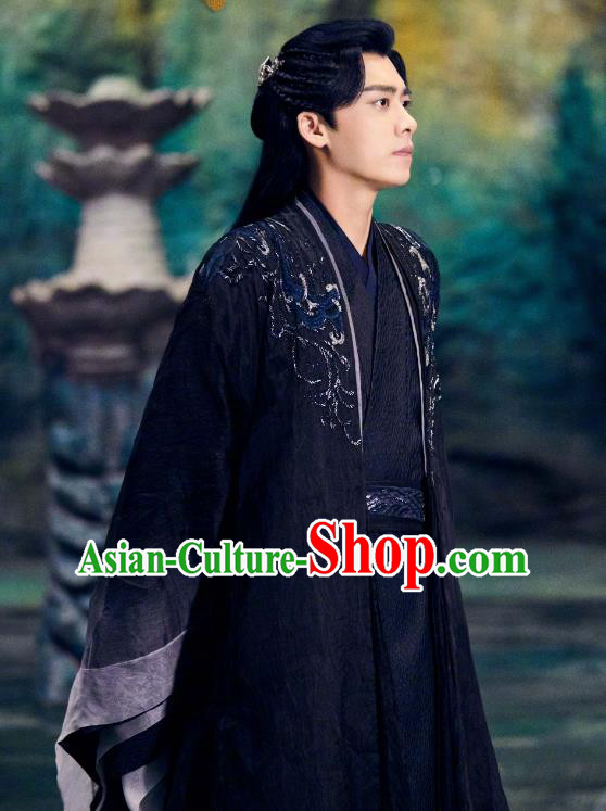 Ancient Chinese Superhero Hanfu Traditional Costumes TV Drama Mirror A Tale of Twin Cities Quan Xian Emperor Su Mo Clothing