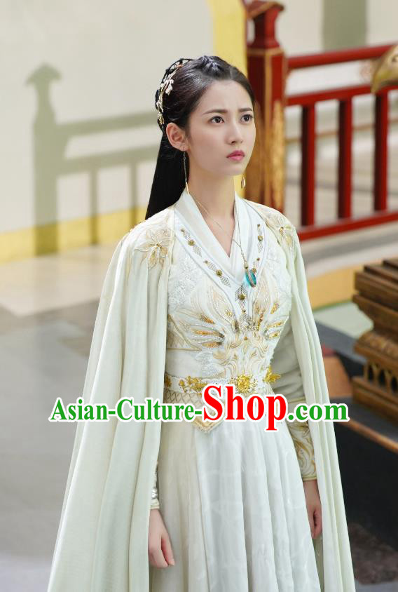 TV Drama Mirror A Tale of Twin Cities Kong Sang Crown Princess Bai Ying Clothing Ancient Chinese Swordswoman Costumes