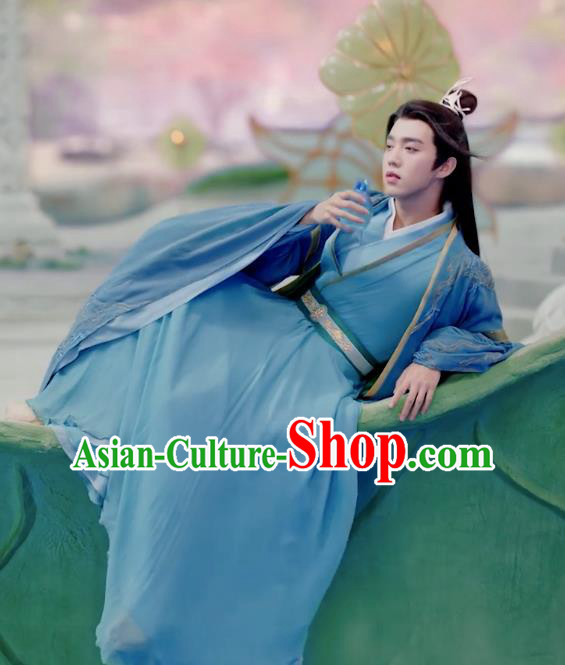 Drama Chong Zi Young Lord Zhuo Hao Clothing China Ancient Swordsman Costumes Traditional Hanfu Childe Garments