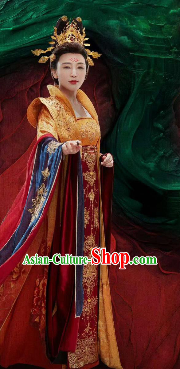 TV Series Drama Strange Tales of Tang Dynasty Elder Princess Costume Ancient Chinese Court Woman Clothing Traditional China Royal Hanfu