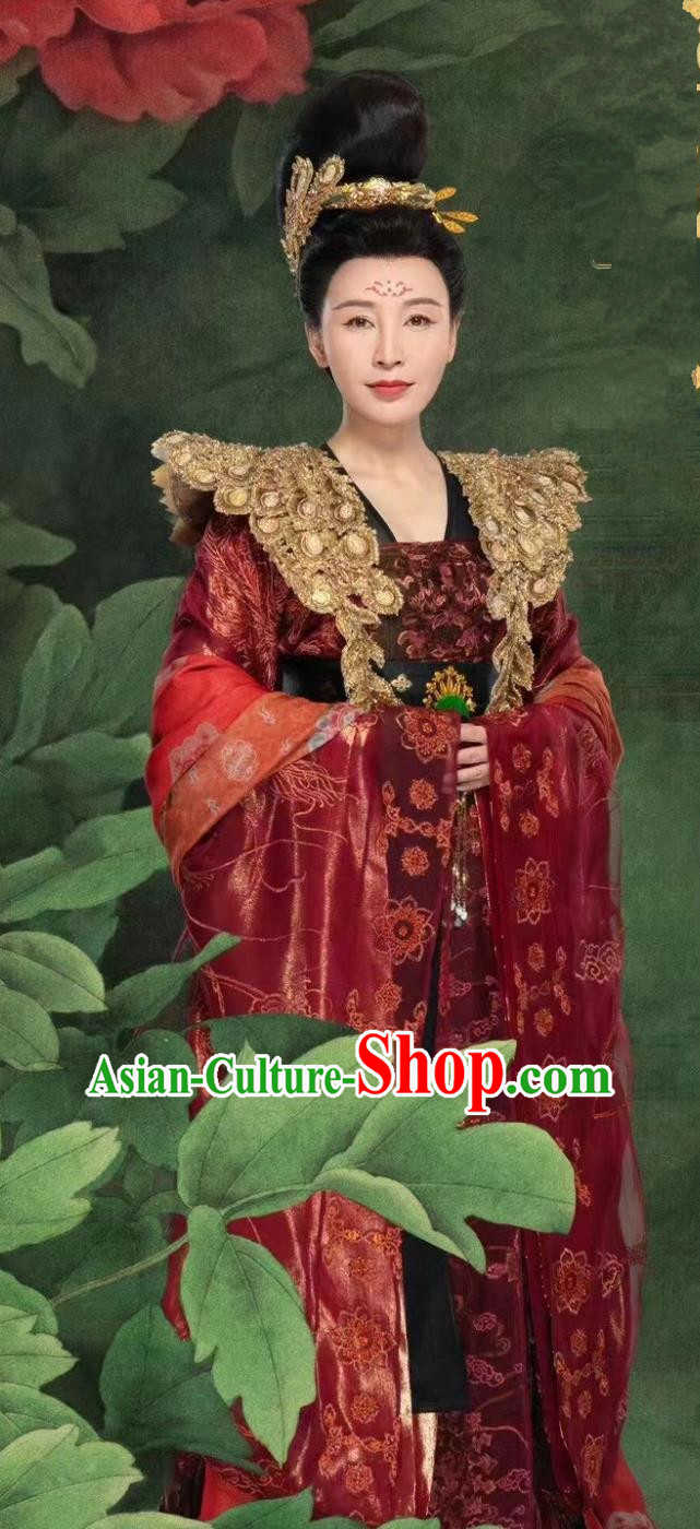 Traditional Chinese Hanfu TV Series Drama Strange Tales of Tang Dynasty Elder Princess Costume Ancient China Court Woman Clothing