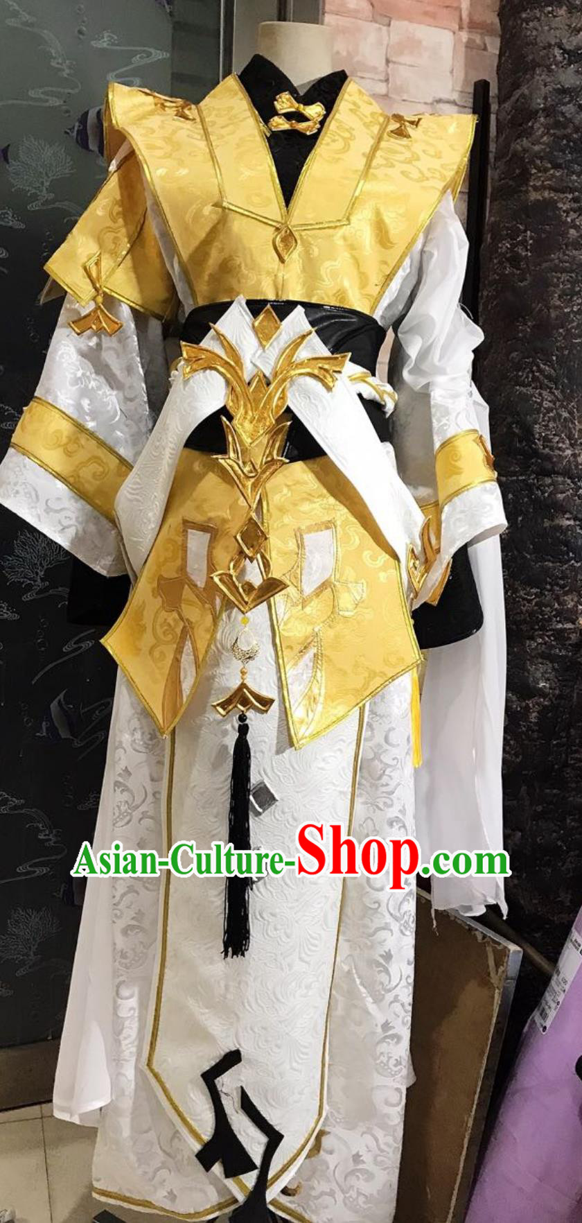 Cosplay Online Game Sword Heroes Fate Cangjian Villa Young Hero Costume China Wuxia Warrior Outfit Ancient Chinese Swordsman Clothing