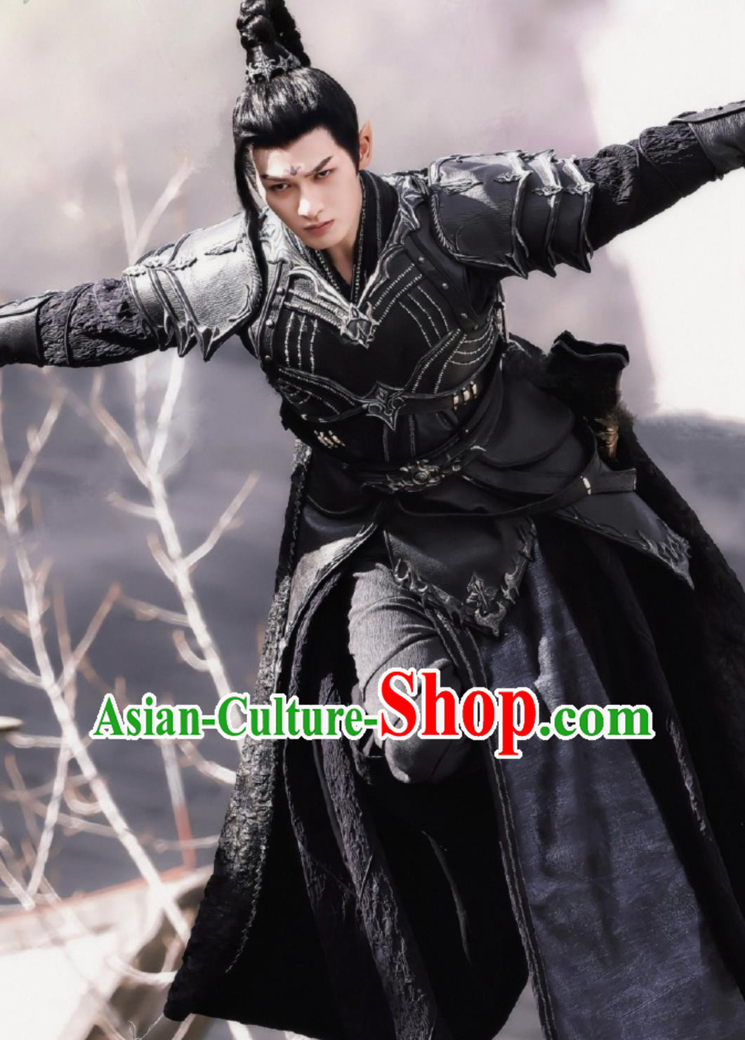 Ancient China Young General Clothing Traditional Chinese Hanfu Wuxia TV Series Drama Burning Flames Warrior Nitian Erxing Costume