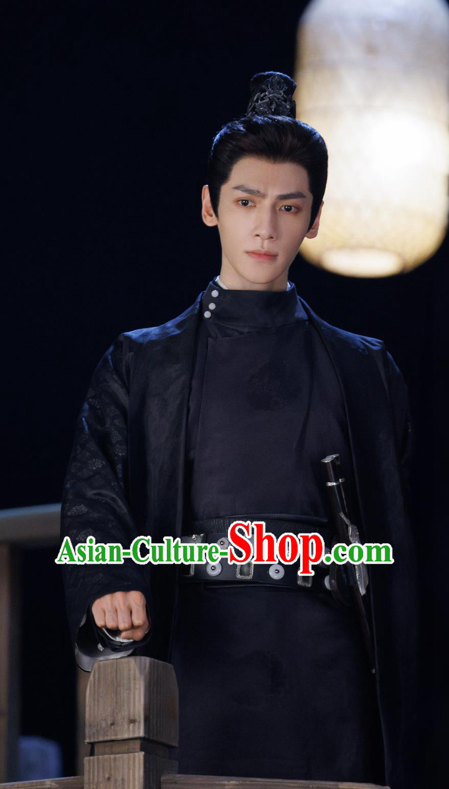 TV Series Drama Follow Your Heart Jiang Xin Bai Costume Ancient China Swordsman Clothing Traditional Chinese Tang Dynasty Royal Prince Dark Blue Hanfu