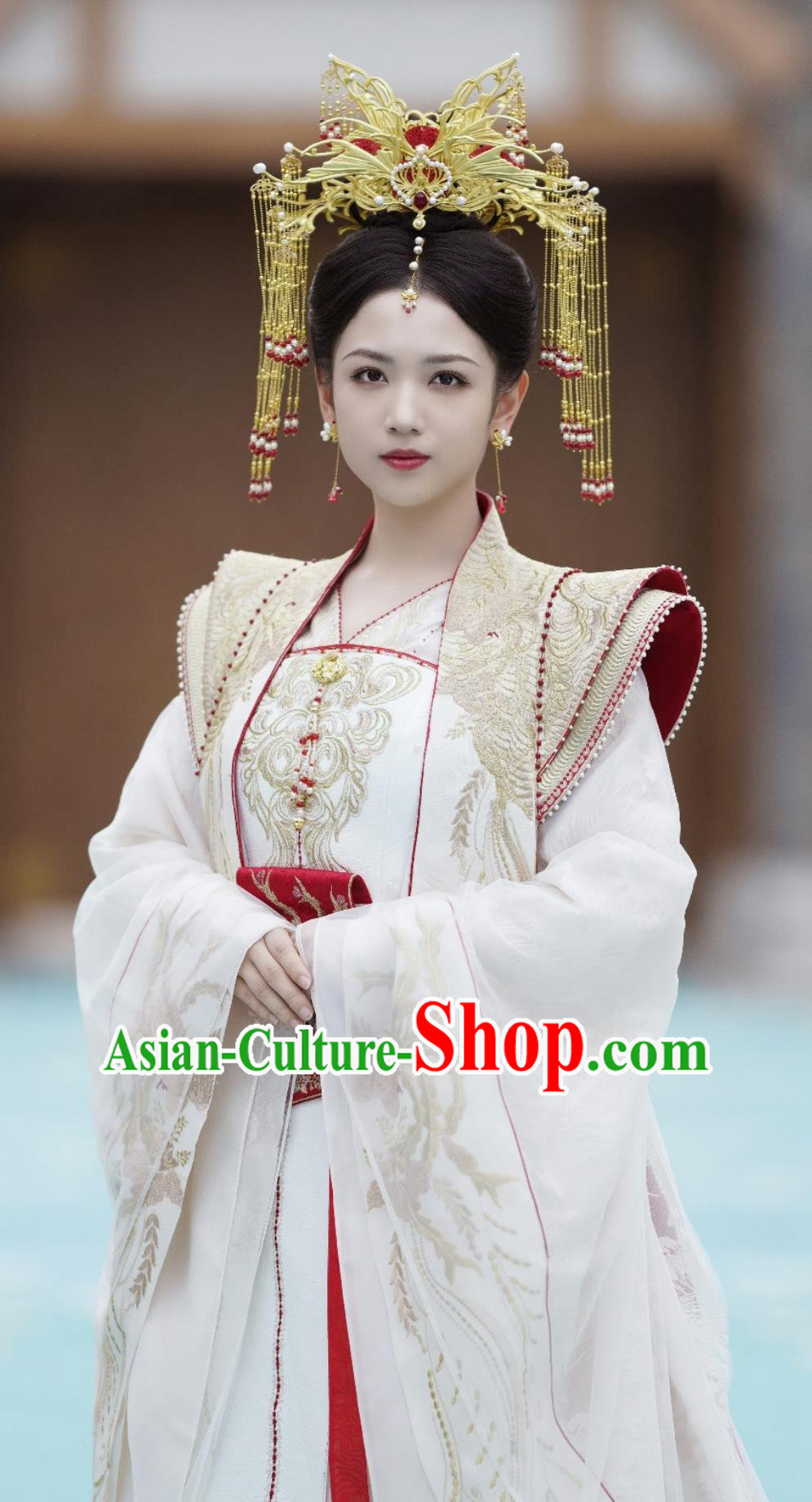 Ancient China Royal Queen Clothing Traditional Chinese Court Hanfu Dress TV Series Drama Lost You Forever Empress Haoling Yi A Nian Costume