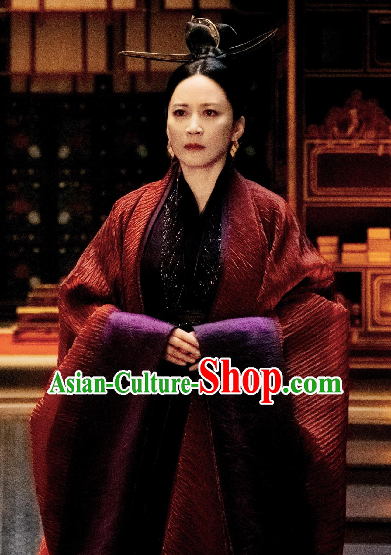 Traditional Chinese Hanfu Dress TV Series Qing Yu Nian Empress Costume Ancient China Noble Queen Clothing