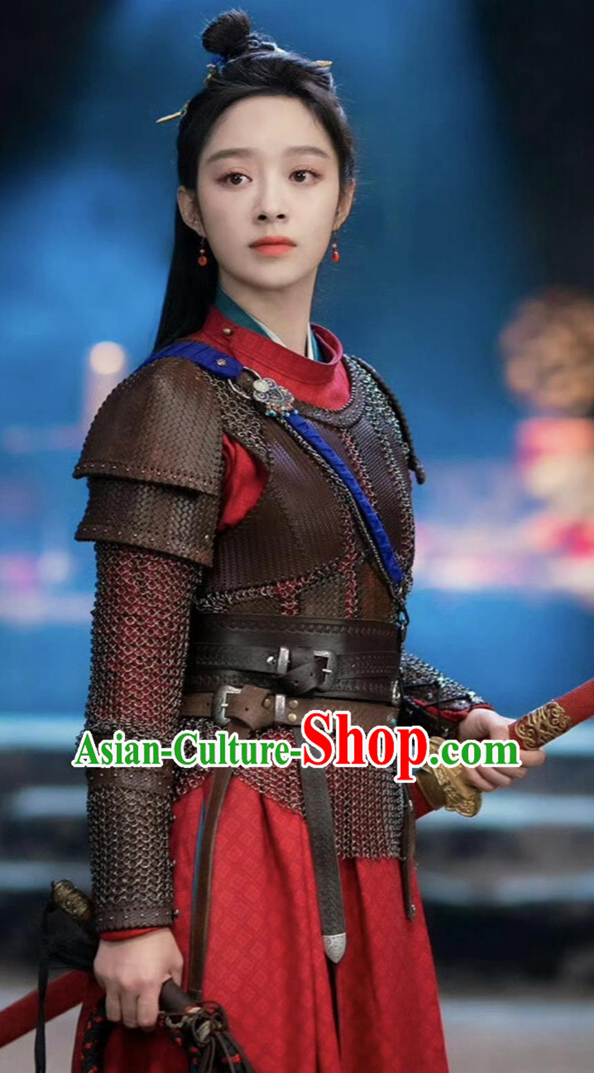 Traditional Chinese Xianxia Drama Swordswoman Hanfu TV Series Sword and Fairy Lin Yue Ru Costume Ancient China Heroine Clothing