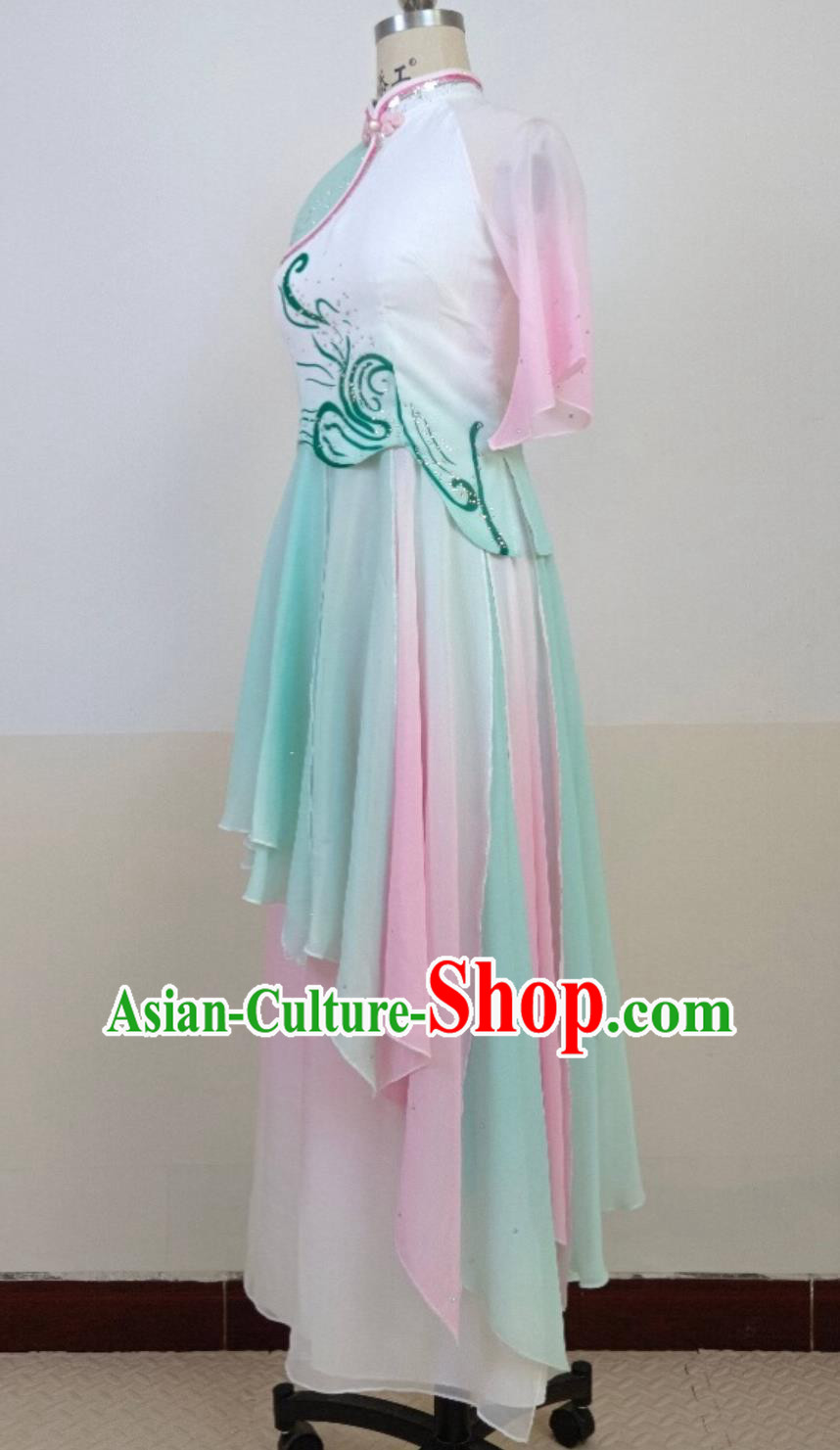 Chinese Folk Dance Clothing Taoli Cup Dance Contest Yangko Costume Women Yangge Dance Dress