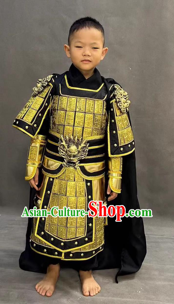 Ancient China General Armor Chinese Handsome Monkey King Costume A Chinese Odyssey Zhi Zun Bao Clothing for Kids