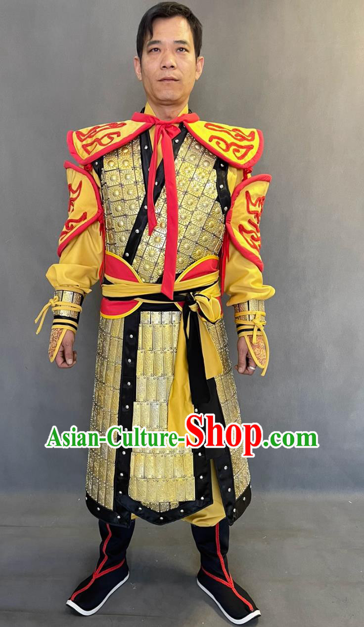 Traditional Chinese Legend Handsome Monkey King Costume Ancient China Hero Clothing TV Drama Journey to the West Sun Wukong Armor