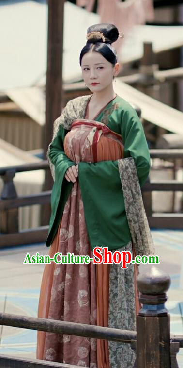 TV Series Weaving A Tale of Love Court Female Official Hanfu Dresses Chinese Ancient Tang Dynasty Noble Mistress Costumes