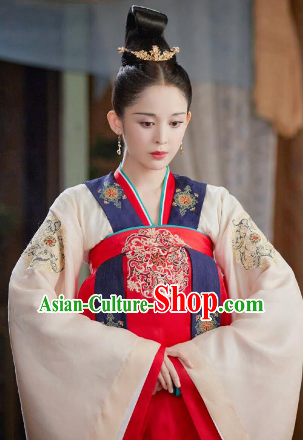 TV Series Weaving A Tale of Love Female Official Kudi Liu Li Dresses Chinese Ancient Tang Dynasty Palace Lady Costumes