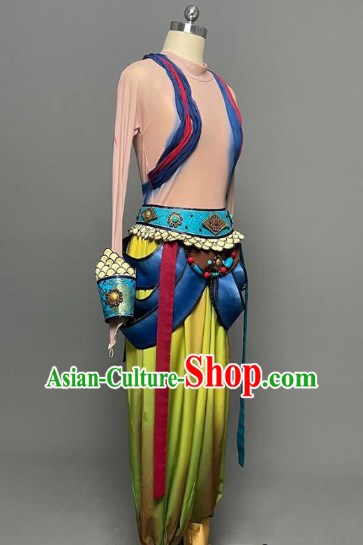 Classical Dance Wall Covered Lotus Awards Dance Costumes Qiuci Music And Dance Chinese Dance Costumes Stage Performance