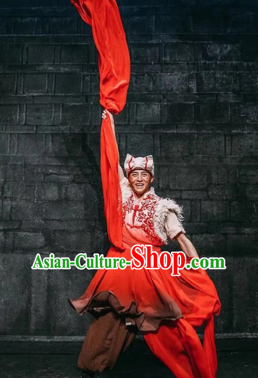 Northern Shaanxi Folk Song High End Dance Performance Costumes Group Dance China Ethnic Costumes Local Characteristic Folk Dance Costumes
