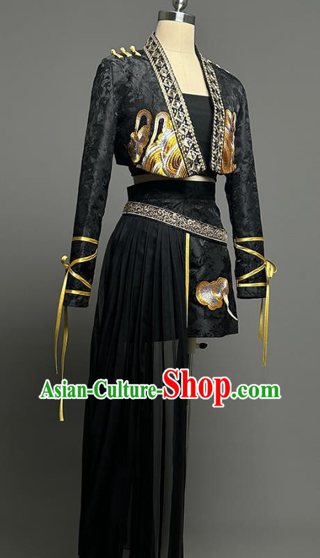 National Trend Dance Costumes Chinese Style Performance Costumes Classical Korean Dance Jazz Dance Suits Costumes Stage Performances