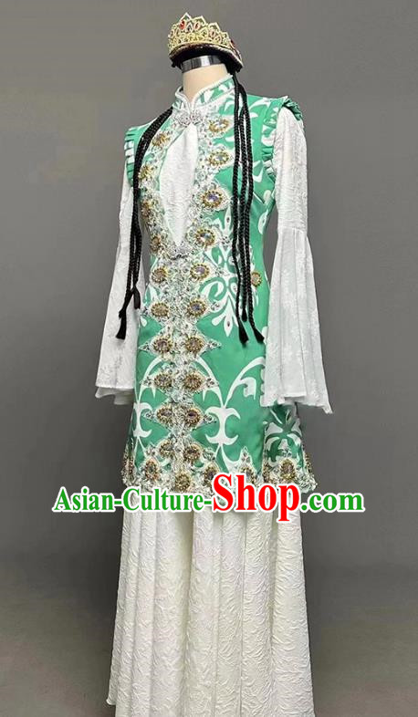 Xinjiang Dance Costumes Tianshan Girl Performance Costumes Large Swing Skirts Hui Costumes Minority Costumes For Women