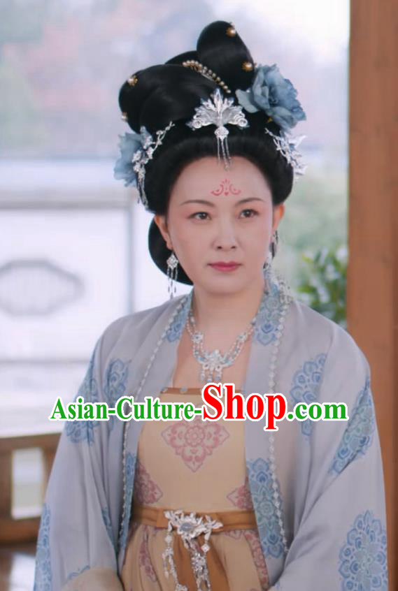Chinese Ancient Tang Dynasty Court Empress Costumes TV Series Royal Rumours Imperial Consort Xian Dresses