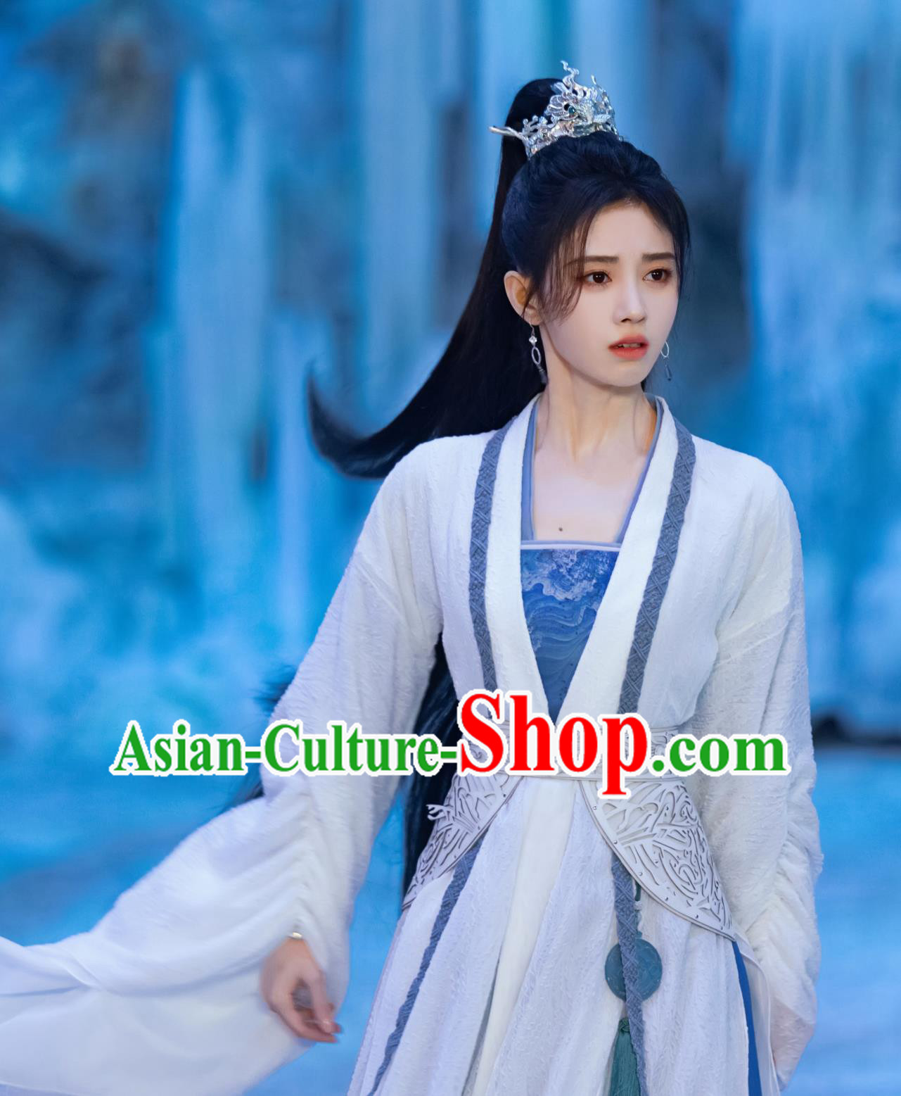 Xian Xia Drama Sword and Fairy 4 Swordswoman Han Ling Sha Costumes Chinese Ancient Super Heroine Clothing