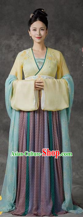 TV Series Weaving A Tale of Love Palace Lady Clothing Chinese Ancient Tang Dynasty Noble Woman Hanfu Dresses