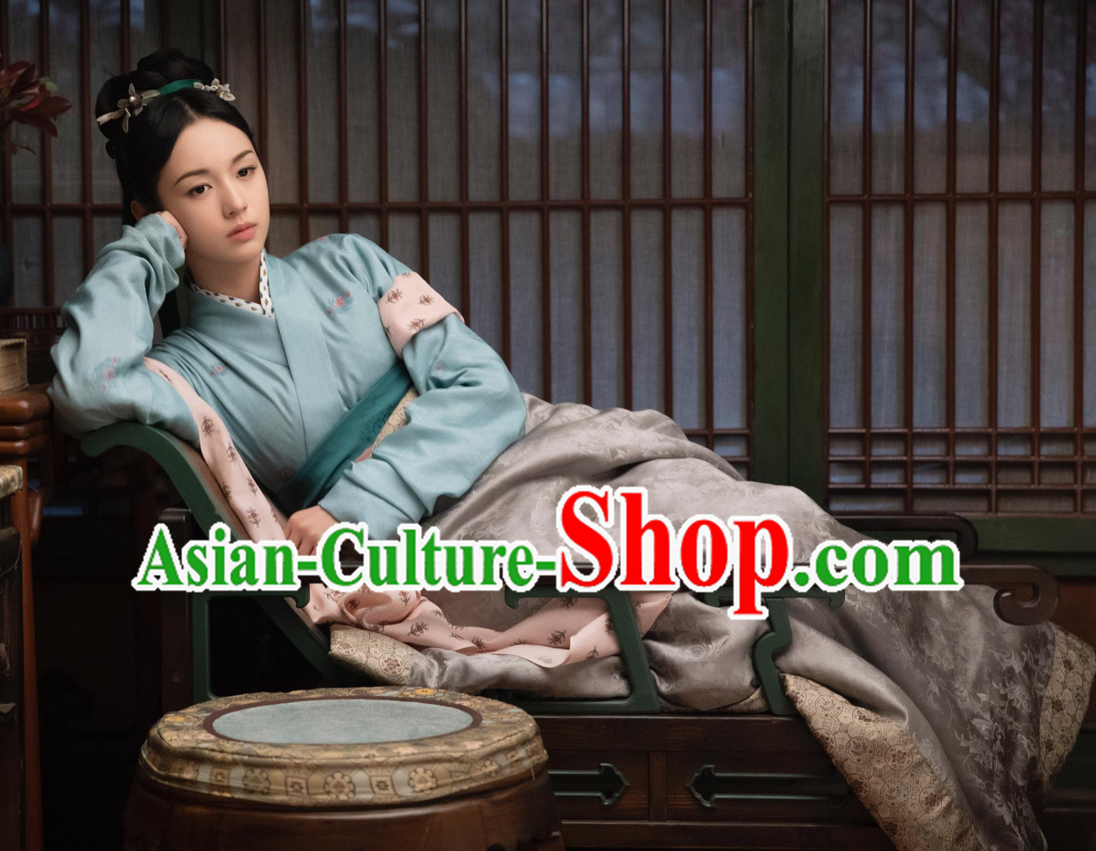 Chinese Ancient Song Dynasty Young Mistress Hanfu Clothing TV Series Scent Of Time Noble Woman Hua Qian Costumes