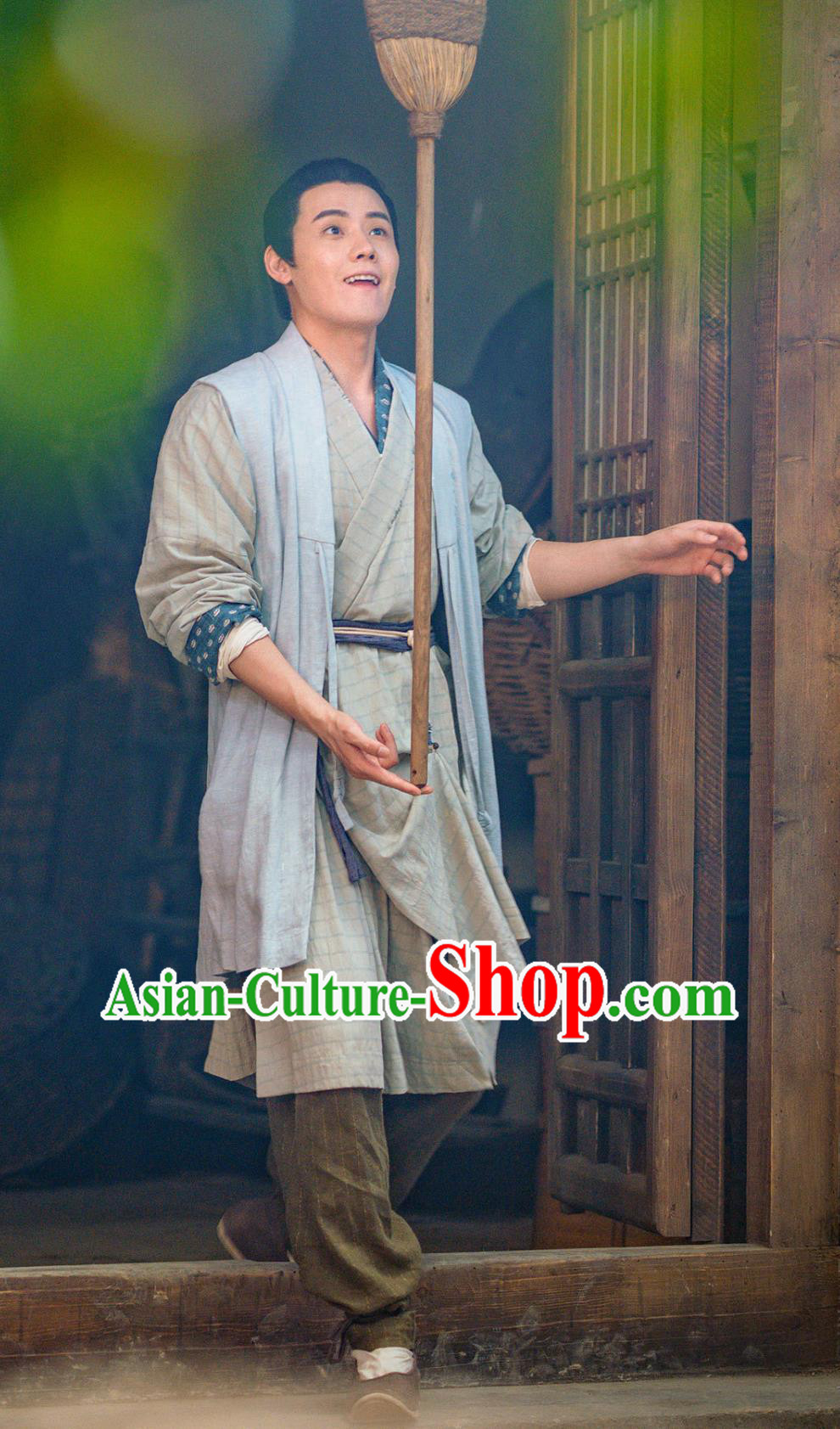 Chinese Ancient Drama 2023 Hilarious Family Warrior Lu Bu Ping Costumes Song Dynasty Manservant Clothing