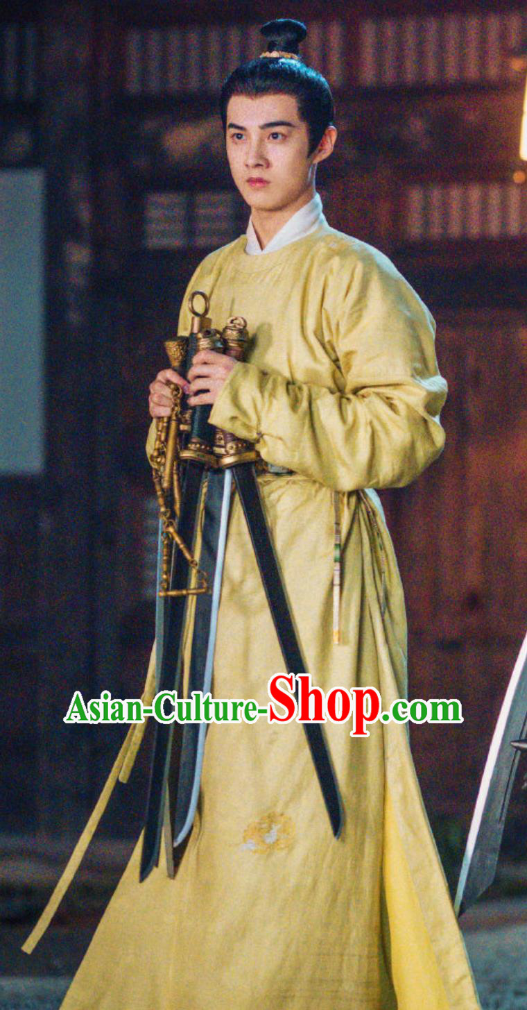 Chinese Song Dynasty Royal Childe Clothing Ancient Drama 2023 Hilarious Family Fourth Prince Robes