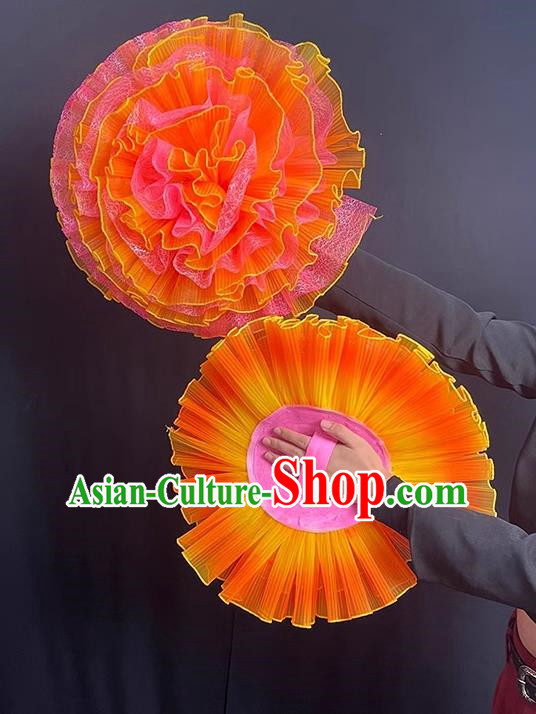 Hand Flower Dance Performance Hand Flower Peony Square Dance Opening Dance Wrist Flower Dance Props