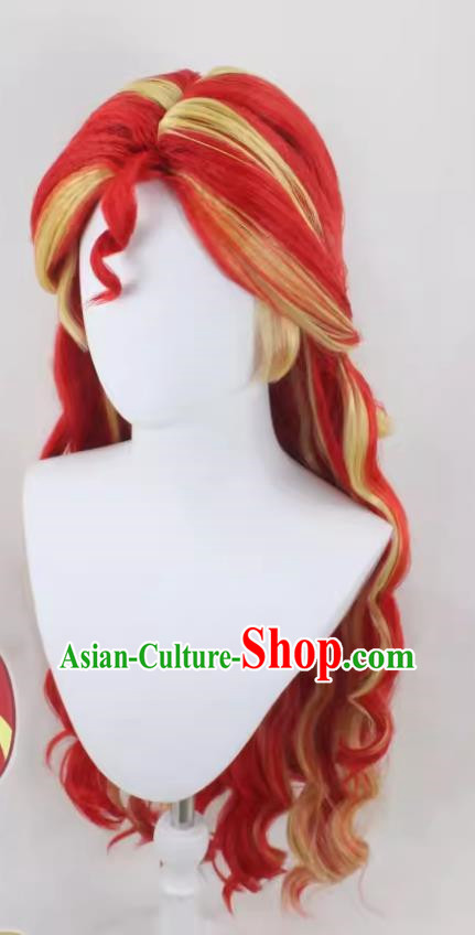 Cosplay Fake Fur My Little Pony My Little Pony Country Girl Sunset Shimmer Cos Custom Wig