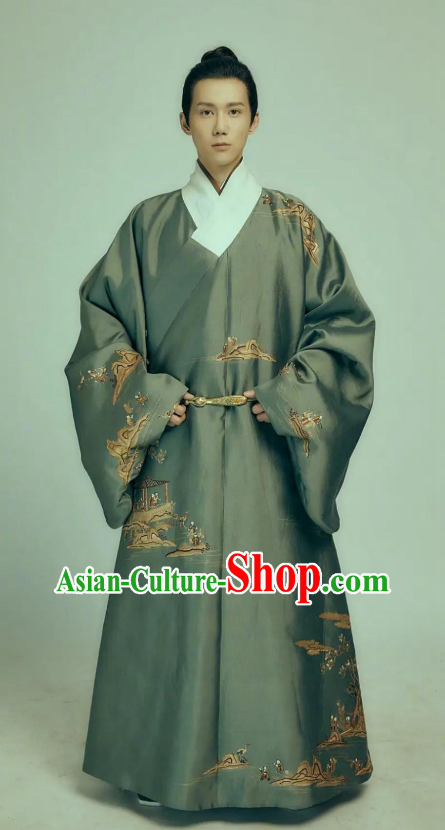 China Ming Dynasty Scholar Garments Costumes Ancient Clothing TV Series Song of Youth Childe Sun Yu Lou Robes