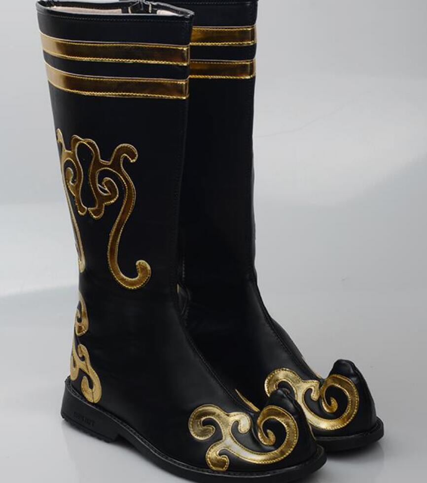 Chinese Mongolian Dance Boots Handmade Mongol Nationality Shoes