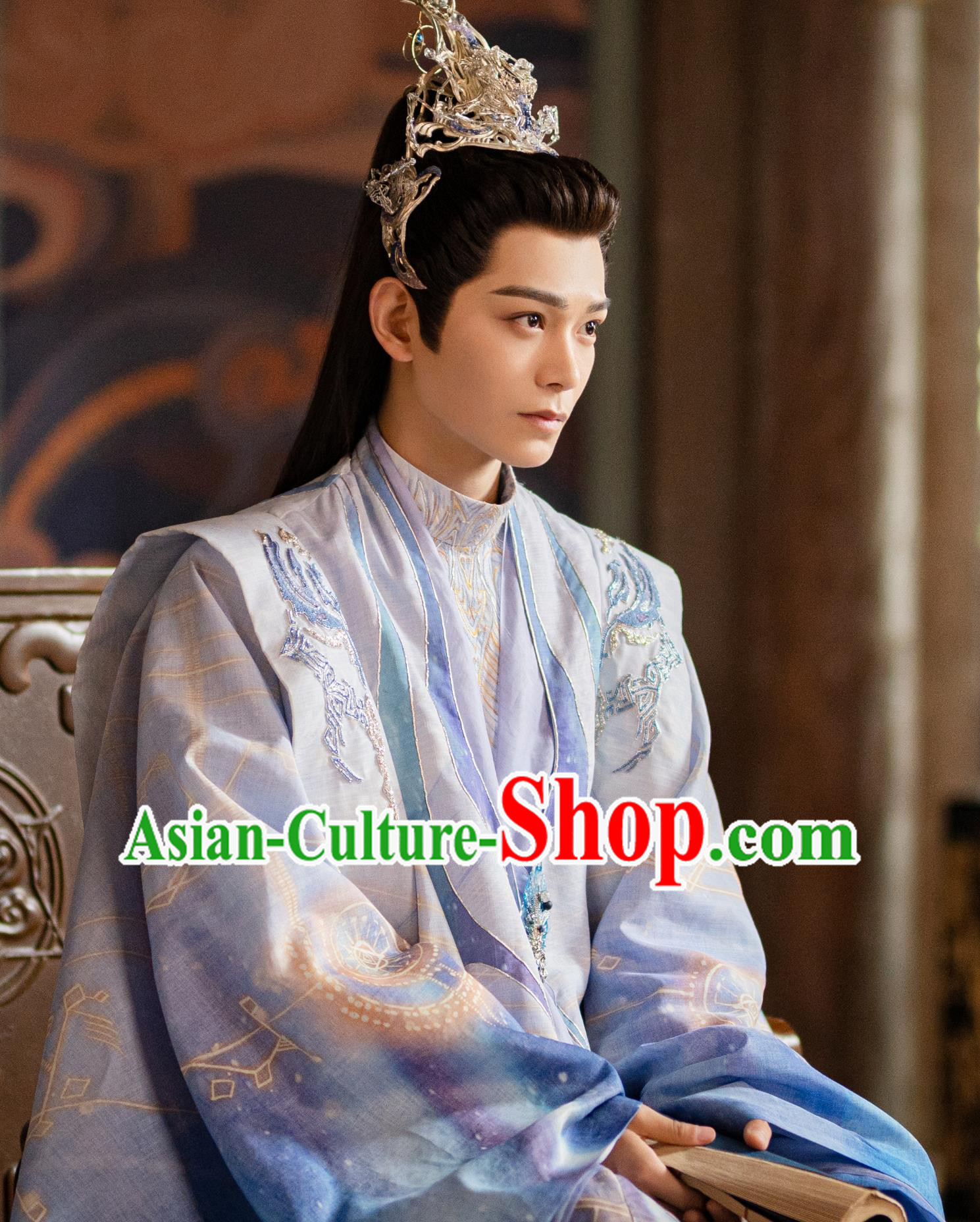 China Ancient Young King Clothing TV Drama Love You Seven Times Immortal Prince Chu Kong Garment Costumes
