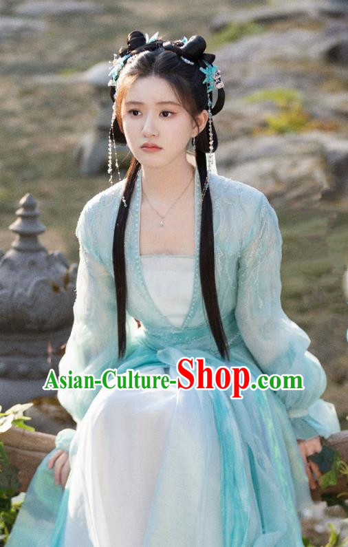 2024 Xian Xia TV Series The Last Immortal Fairy A Yin Dresses Chinese Ancient Young Lady Clothing