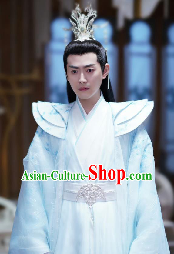 Chinese Ancient Heaven Emperor Clothing 2024 Xian Xia TV Series The Last Immortal Lord Lan Feng Garment Costumes