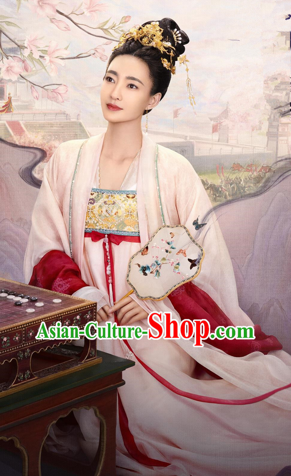 China Ancient Court Woman Garment Costumes TV Drama The Legend of Zhuohua Princess Rou Jia Hanfu Dresses