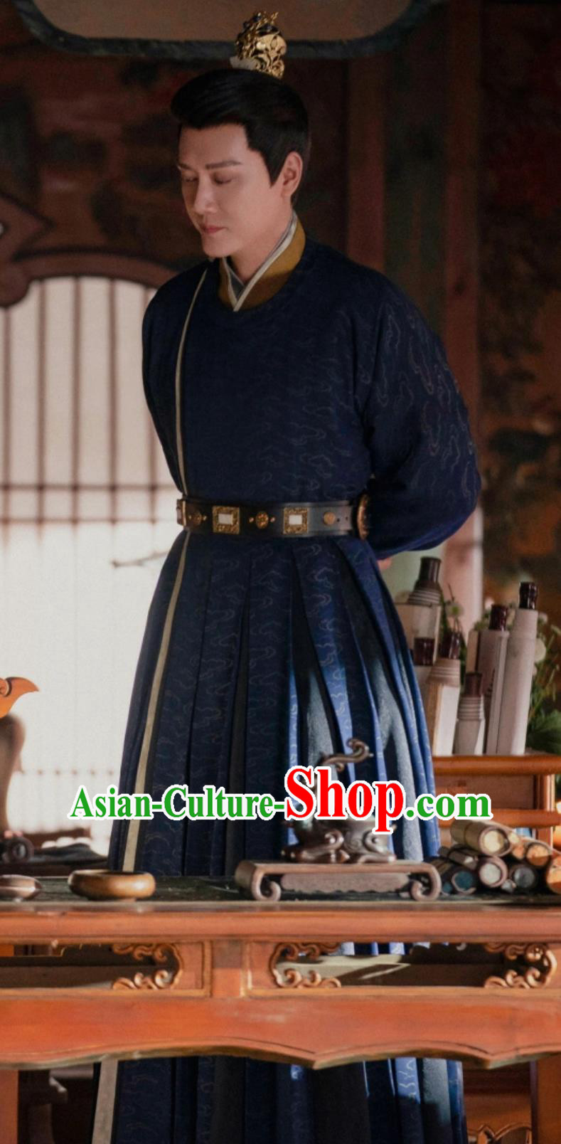 China TV Drama The Legend of Zhuohua Prince Liu Yan Costumes Ancient Royal Highness Garments