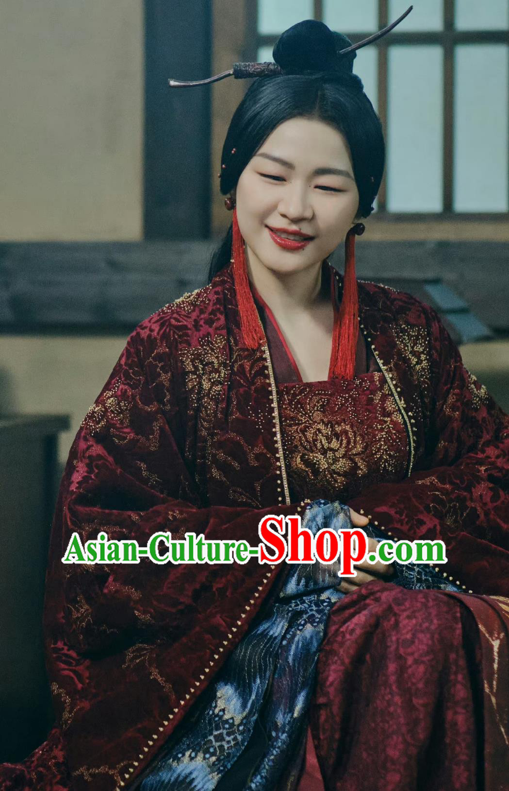 Chinese Ancient Swordswoman Garment Costumes TV Series My Journey to You Matriarch Gong Zi Shang Dresses